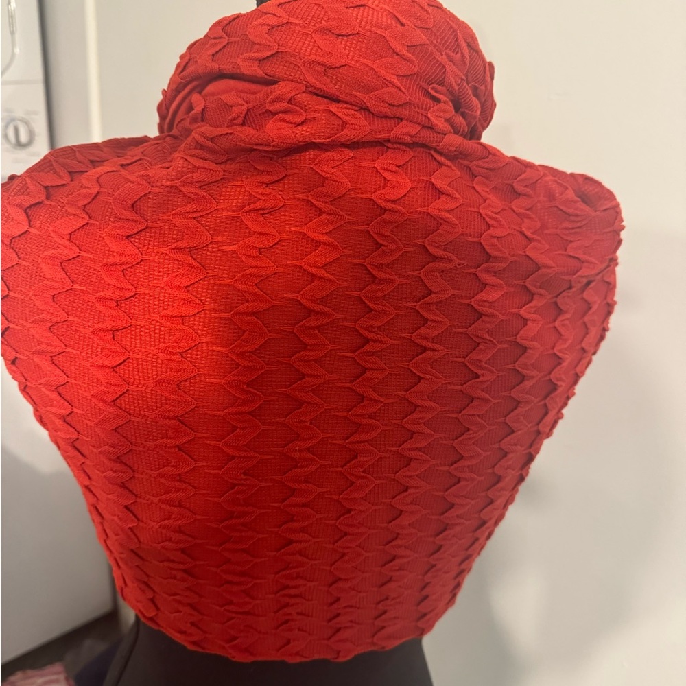 Red shawl